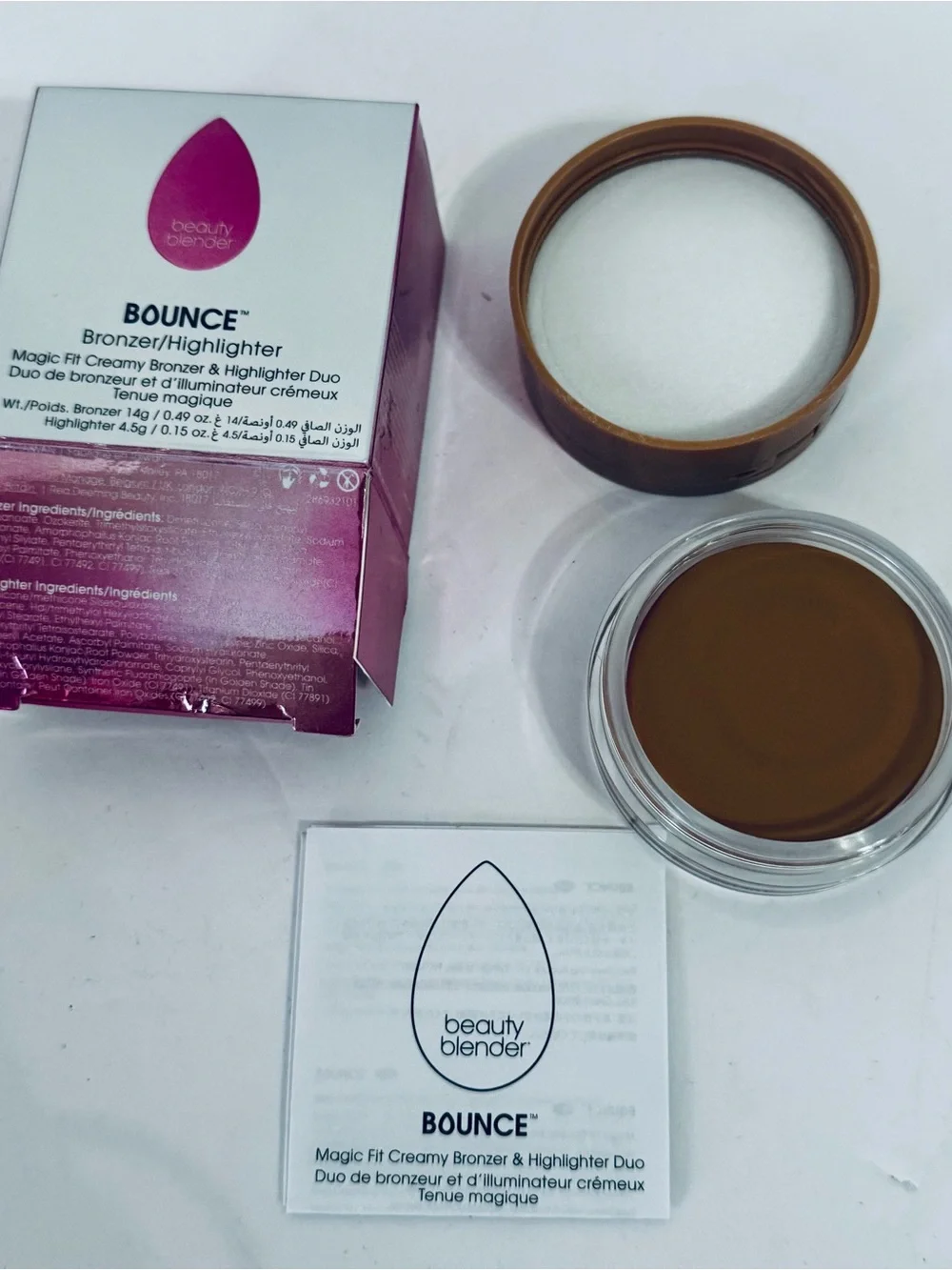 beautyblender Bounce Bronzer & Highlighter Duo - Gold and Pink Accents